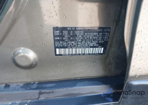 2022 Subaru Outback Touring Xt из США, поврежденный, VIN 4S4BTGPD7N3187210